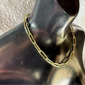 Melinda Maria Gold Link Carrie Chain Necklace